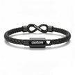Dletay Urn Bracelet for Ashes Leather Infinity Cremation Bracelet