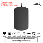 Guardian Memory Cremation Shield Necklace for Ashes