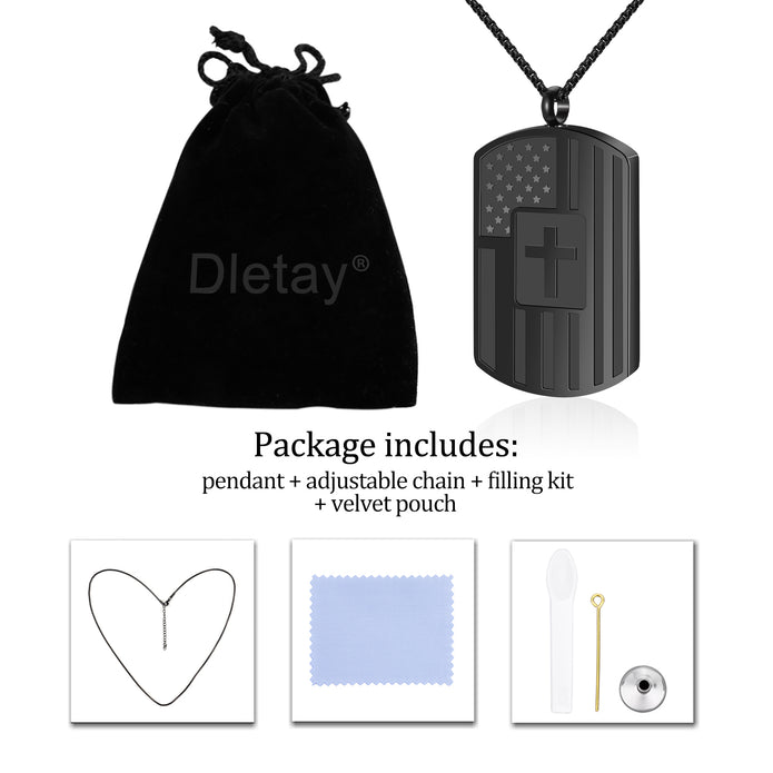 Guardian Memory Cremation Shield Necklace for Ashes