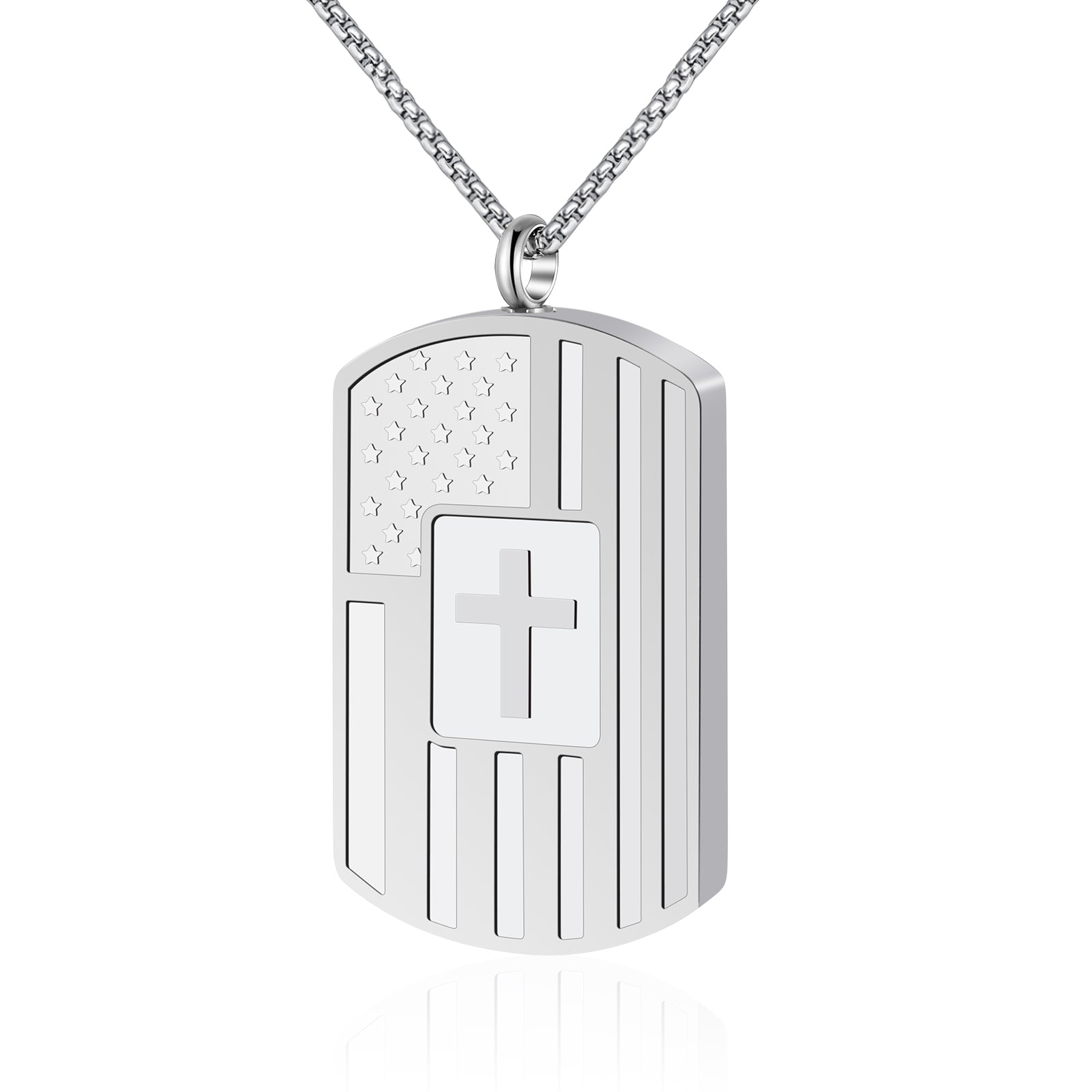 Guardian Memory Cremation Shield Necklace for Ashes
