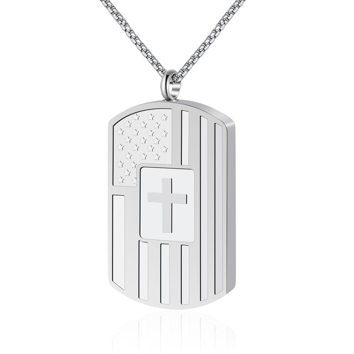 Guardian Memory Cremation Shield Necklace for Ashes