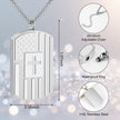 Guardian Memory Cremation Shield Necklace for Ashes