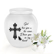 Cross Memorials Decorative Small Urns for Ashes