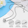 Pet Paw Print Cylinder Urn Cremation Necklace for Ashes