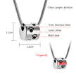 Pet Paw Print Cylinder Urn Cremation Necklace for Ashes