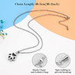Pet Paw Print Urn Cremation Necklace for Ashes