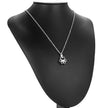 Pet Paw Print Urn Cremation Necklace for Ashes